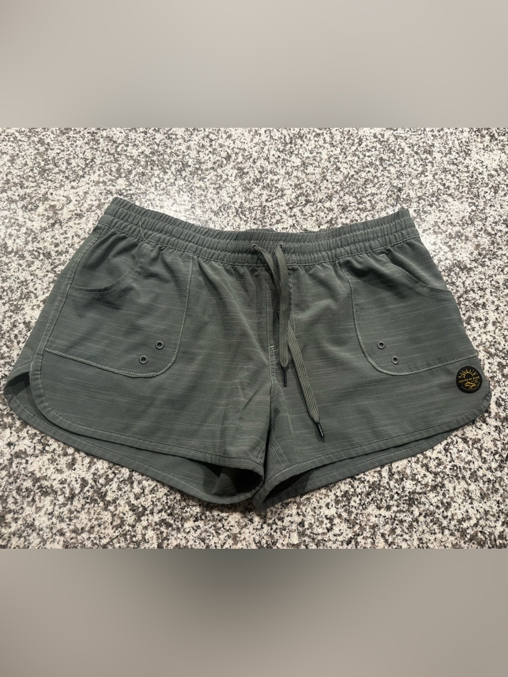 United By Blue Green Board Shorts Medium